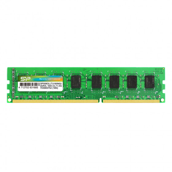 Pamięć RAM Silicon Power DDR3 8GB (1x8GB) 1600MHz CL11 1.35V Low Voltage UDIMM