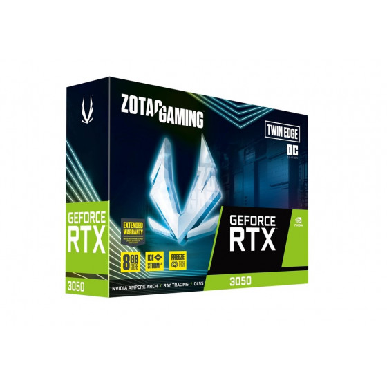 Karta ZOTAC Gaming GeForce RTX 3050 Twin Edge OC LHR 8G GDDR6 - ZT-A30500H-10M