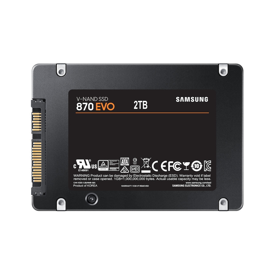 Dysk Samsung 870 EVO - SSD - 2TB - 2.5" - MZ-77E2T0B/EU