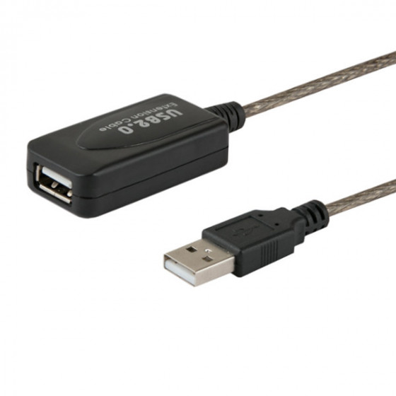 SAVIO PRZEDŁUŻKA PORTU USB AKTYWNA 10M USB AM – USB AF CL-130